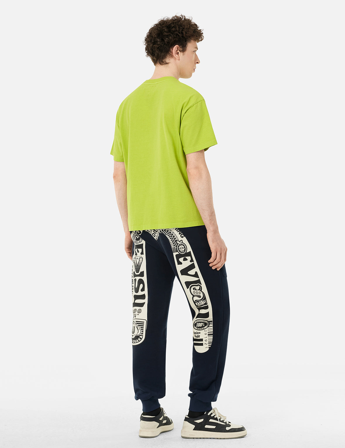 Seagull Embroidery Stitching Pocket Relax Fit T-Shirt