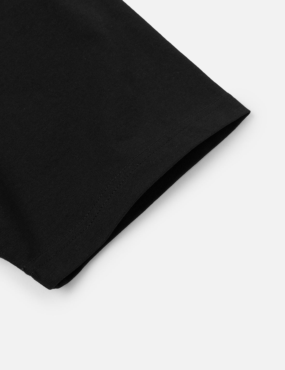 烫金笔刷大M印花宽版休闲T恤