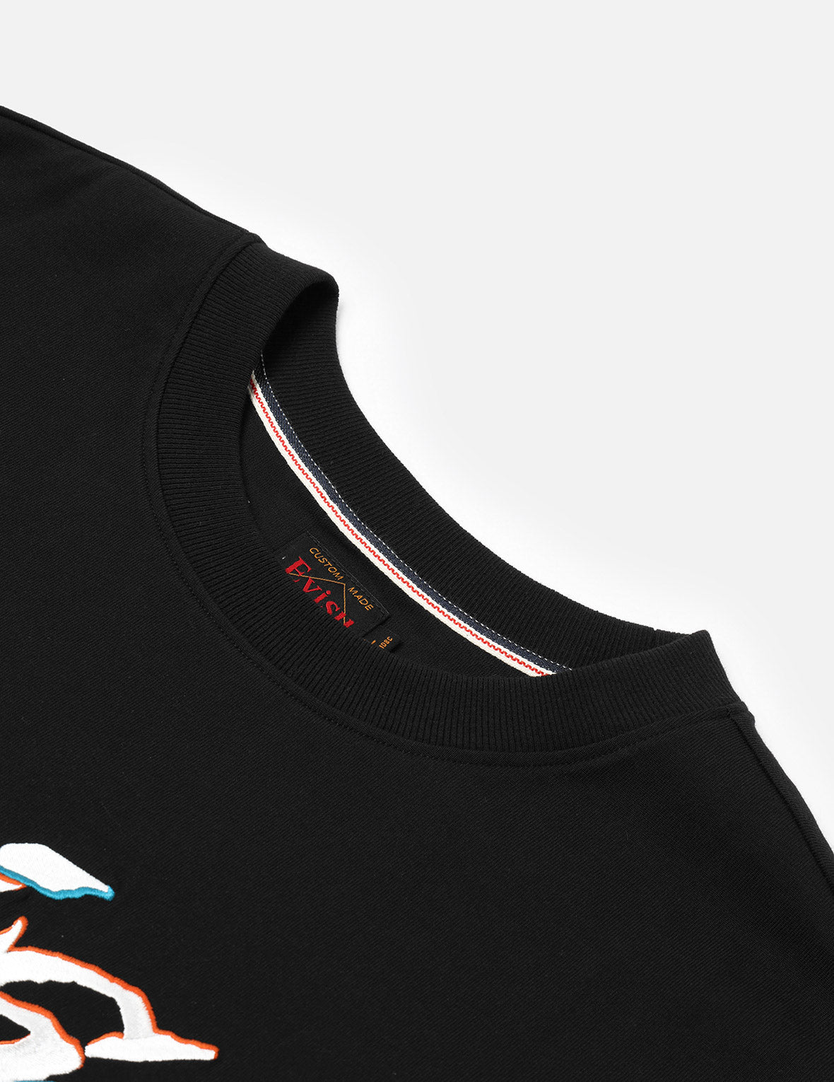 商标和家花刺绣宽版T恤