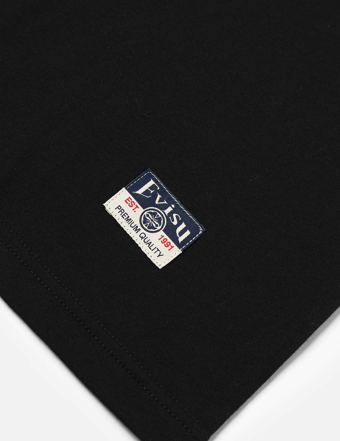 Logo and Kamon Embroidery Loose Fit T-Shirt