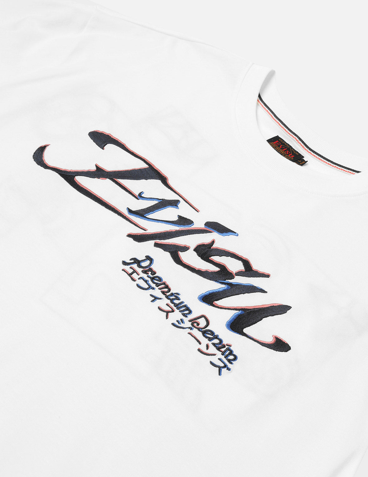 商标和家花刺绣宽版T恤