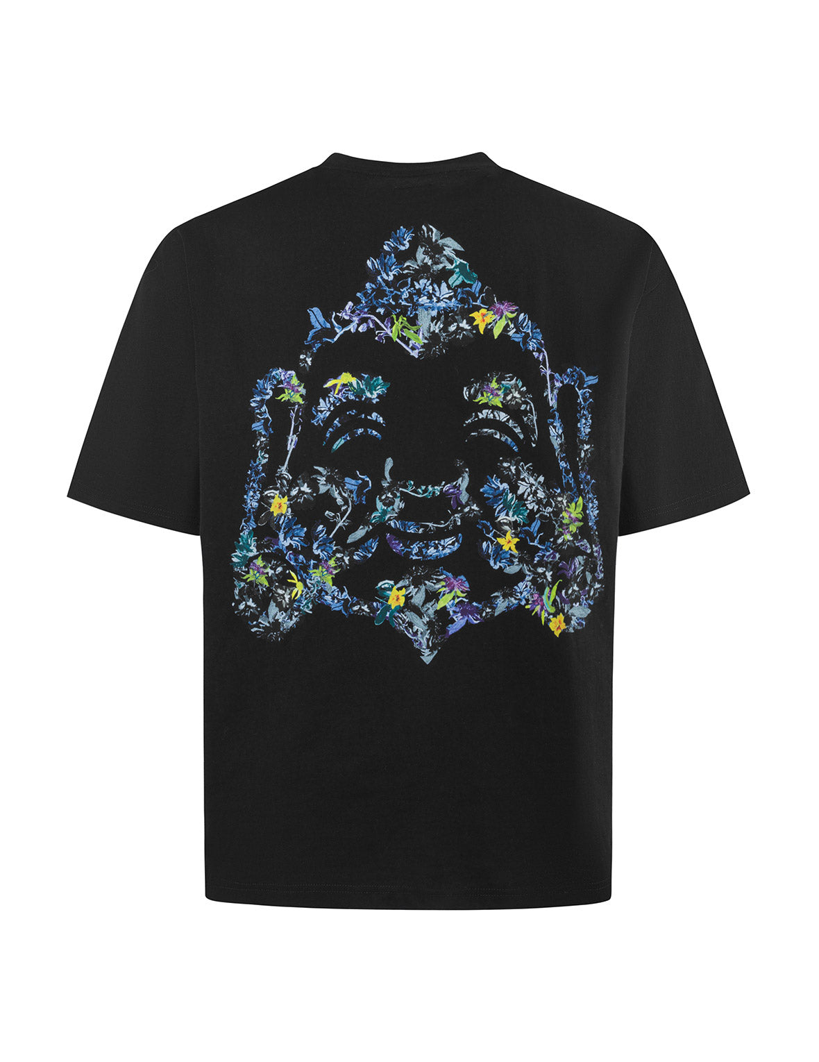 Floral Godhead Print Loose Fit T-shirt