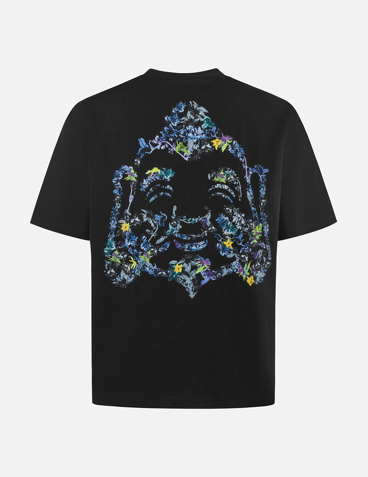 Floral Godhead Print Loose Fit T-shirt