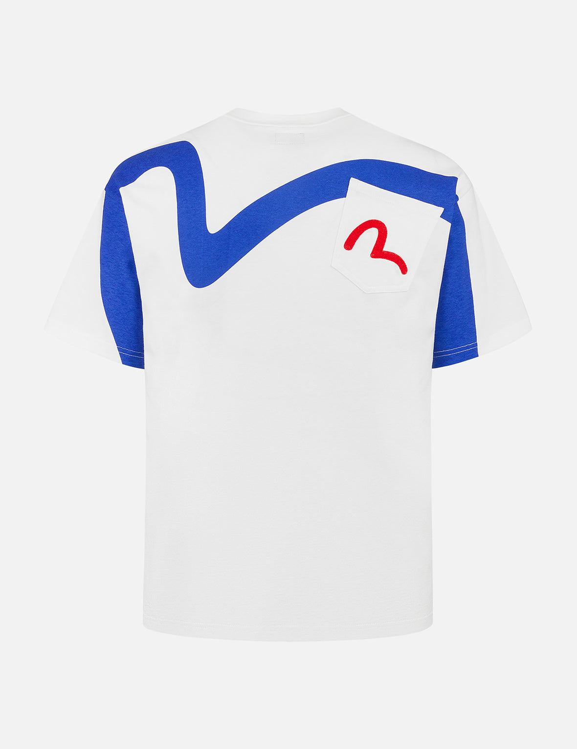 海鸥和标语印花宽版休闲T恤