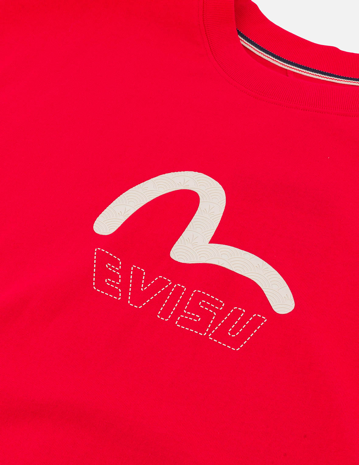 Seagull Print and Stitched Logo Embroidery Relax Fit T-shirt