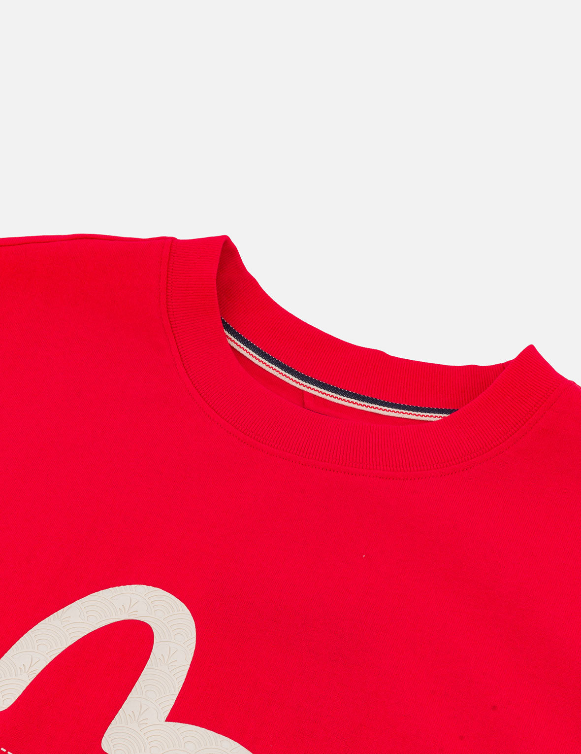 Seagull Print and Stitched Logo Embroidery Relax Fit T-shirt