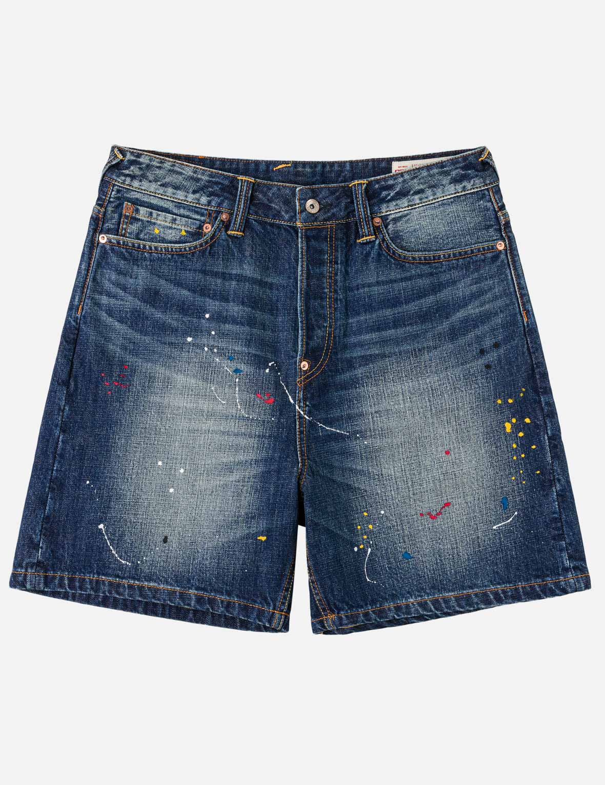 Graffiti Angel Pocket Denim Shorts