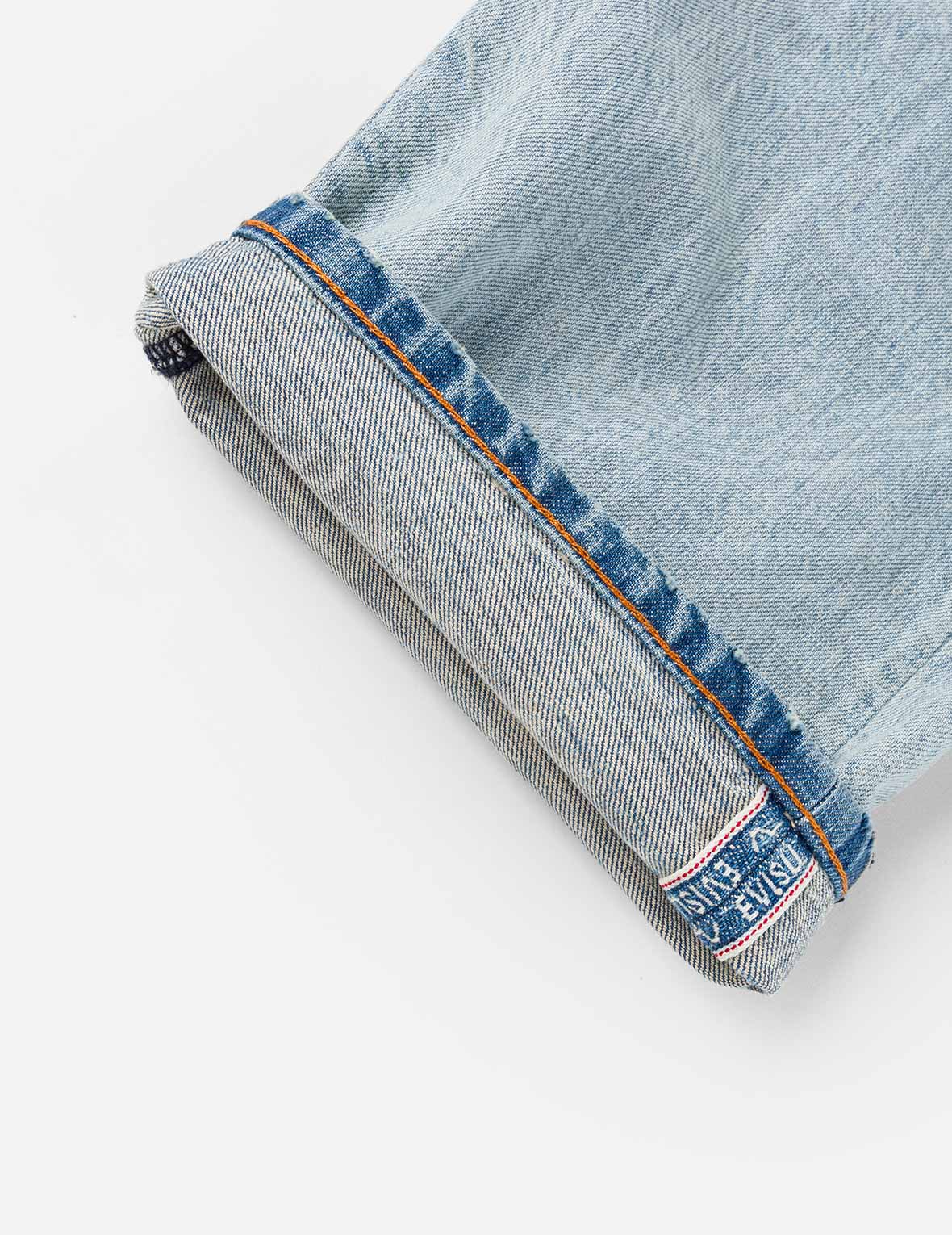 大M刺子绣拼布牛仔裤 #2038