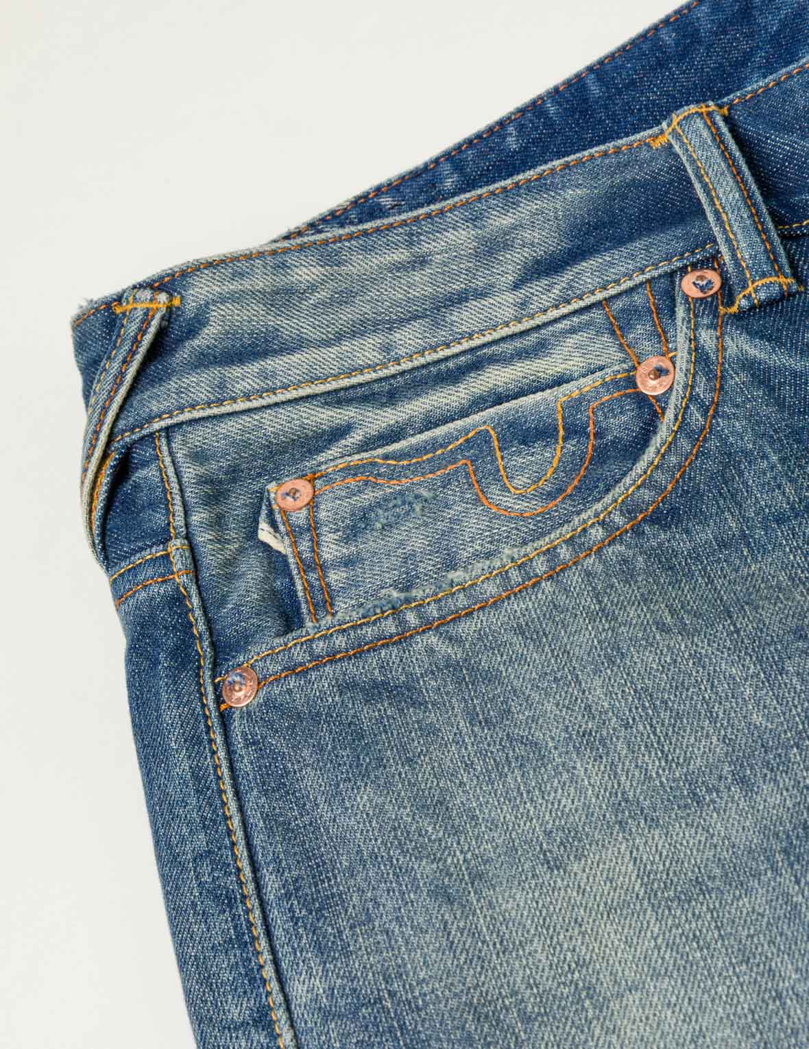 海鸥印花破洞牛仔裤 #2020