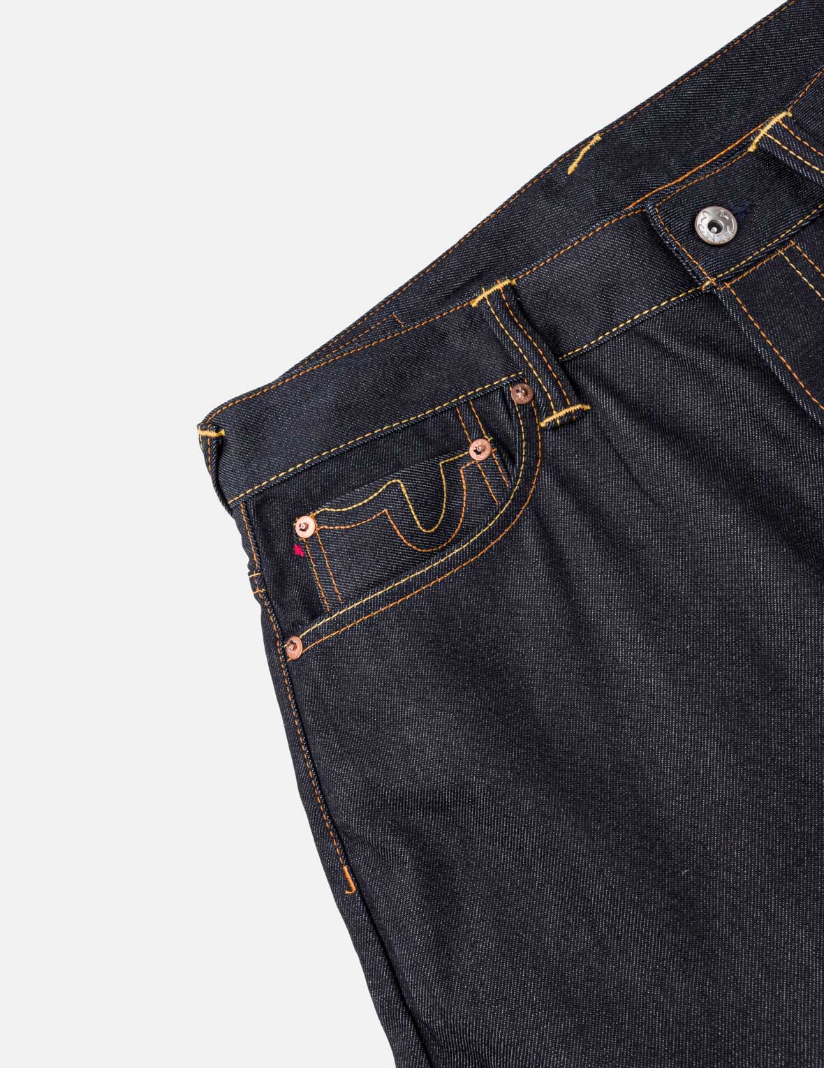 浅蓝色大M印花牛仔裤 #2020