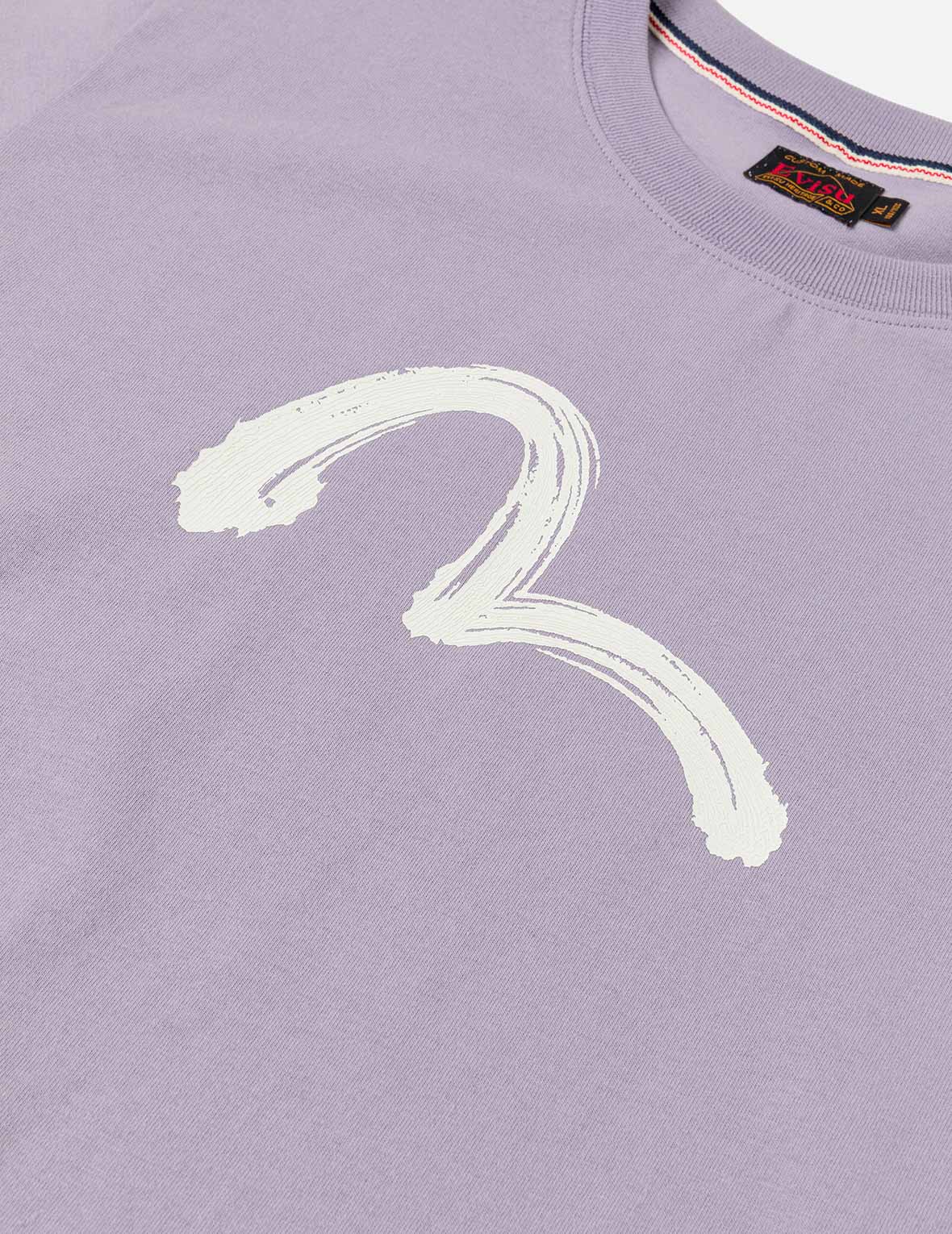 手绘刷色海鸥印花T恤