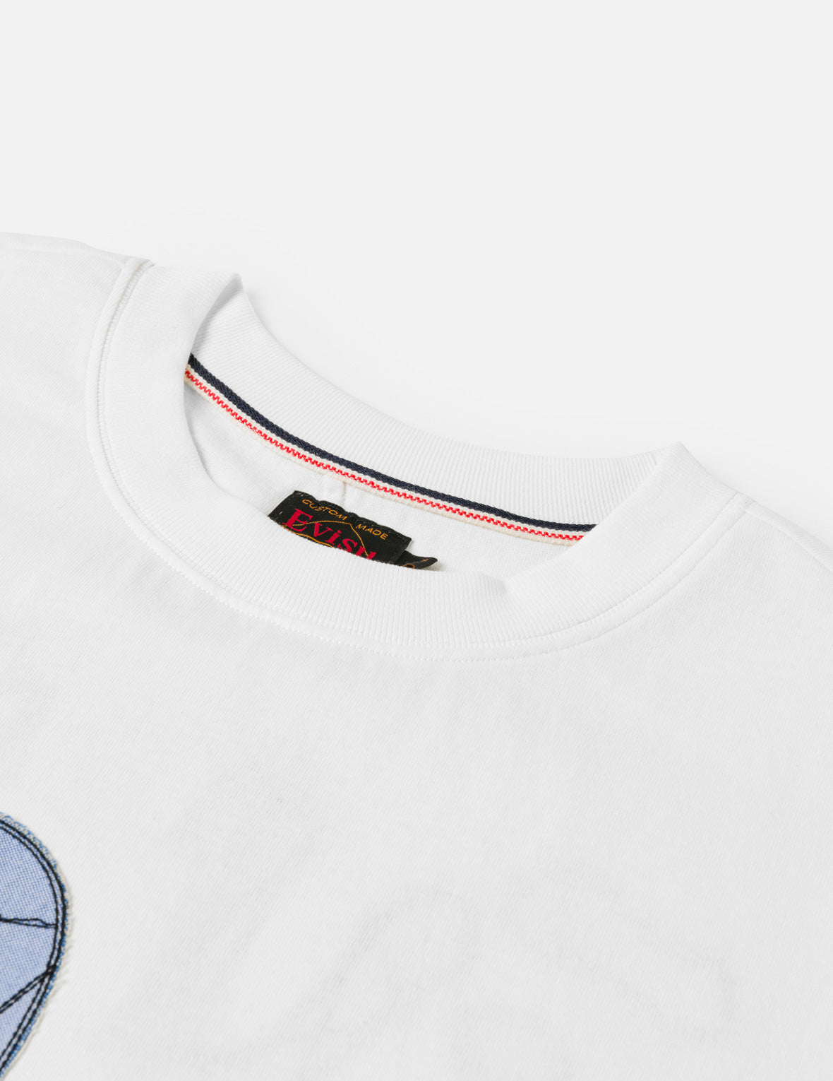 多材质拼贴标志T恤