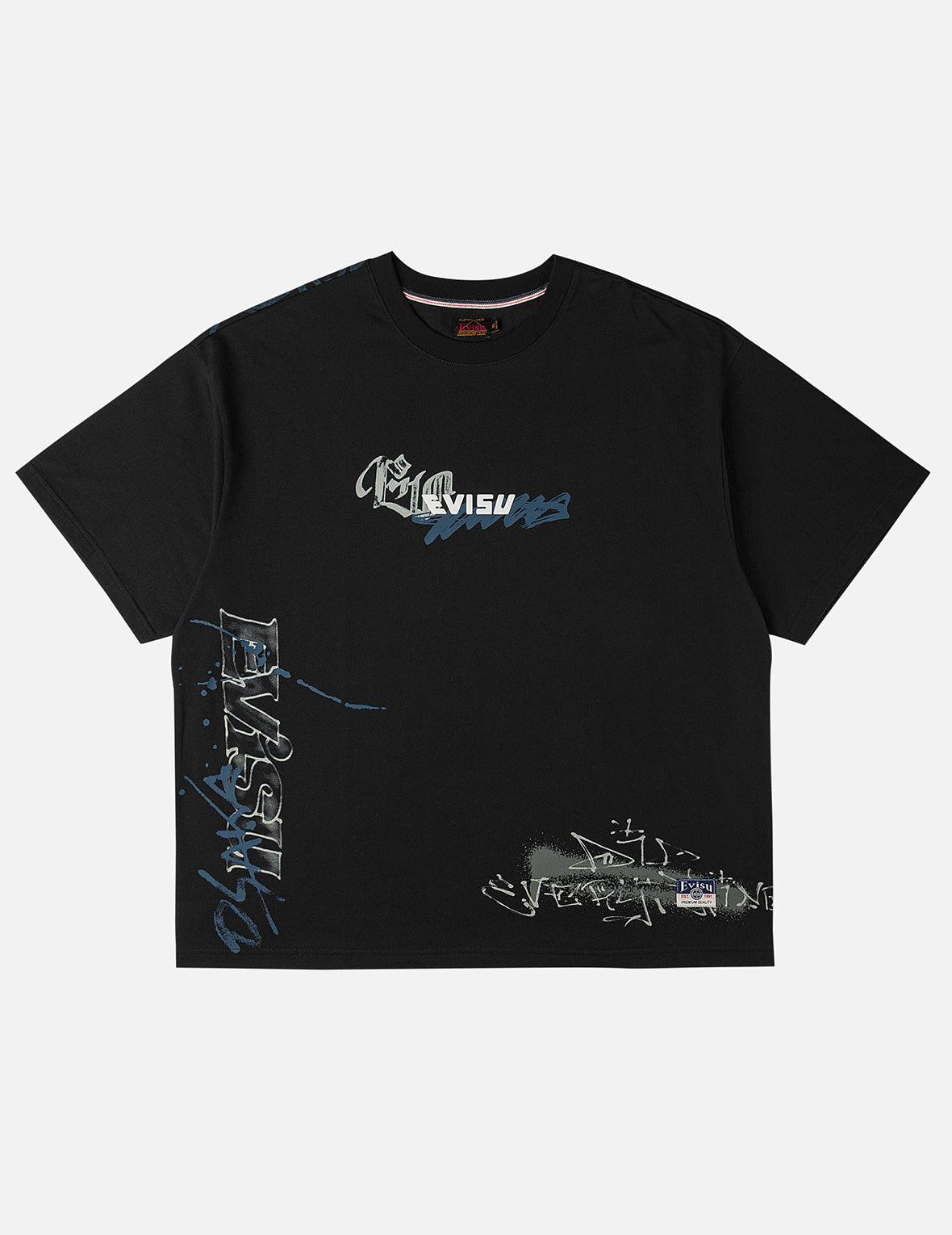 Allover EVISU Logo Graphic T-shirt
