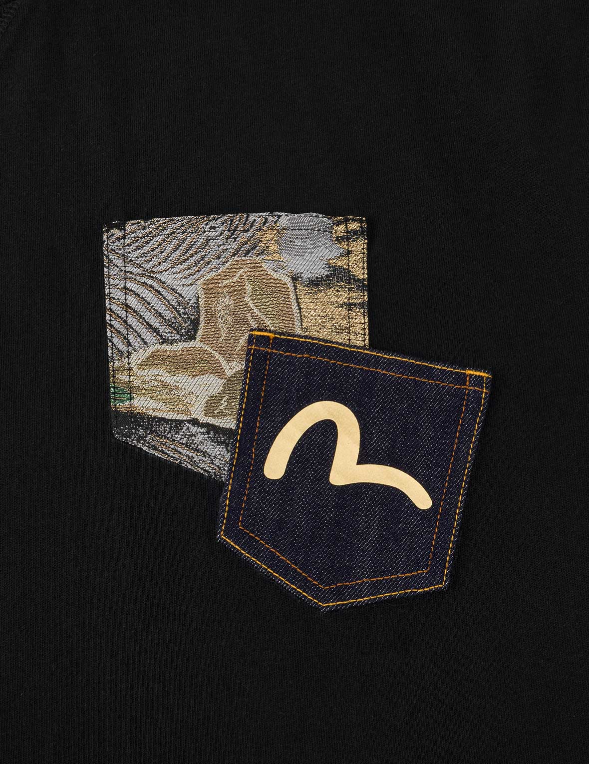 Brocade Patch Pocket T-shirt