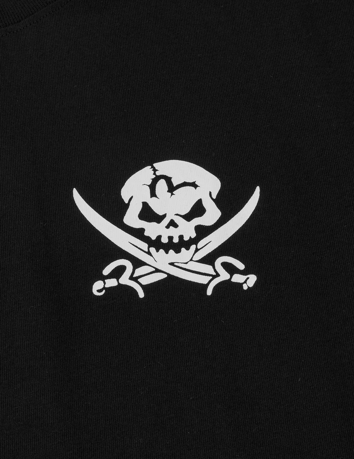 骷髅武士印花T恤