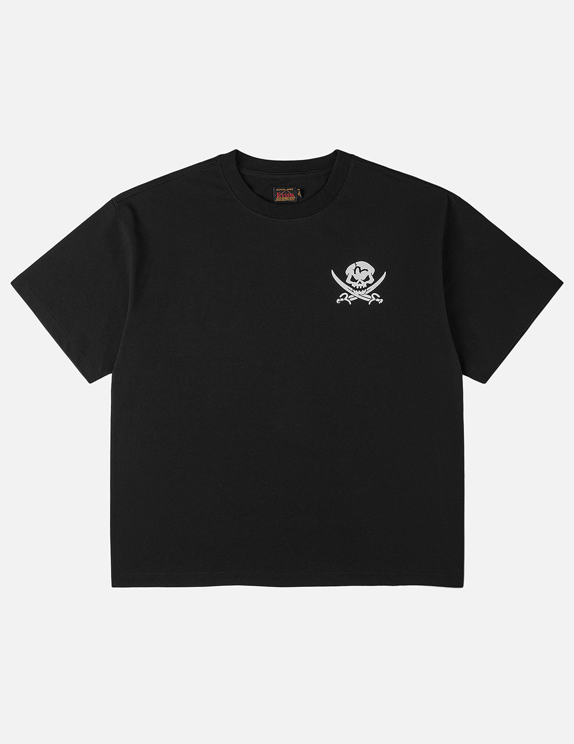 骷髅武士印花T恤