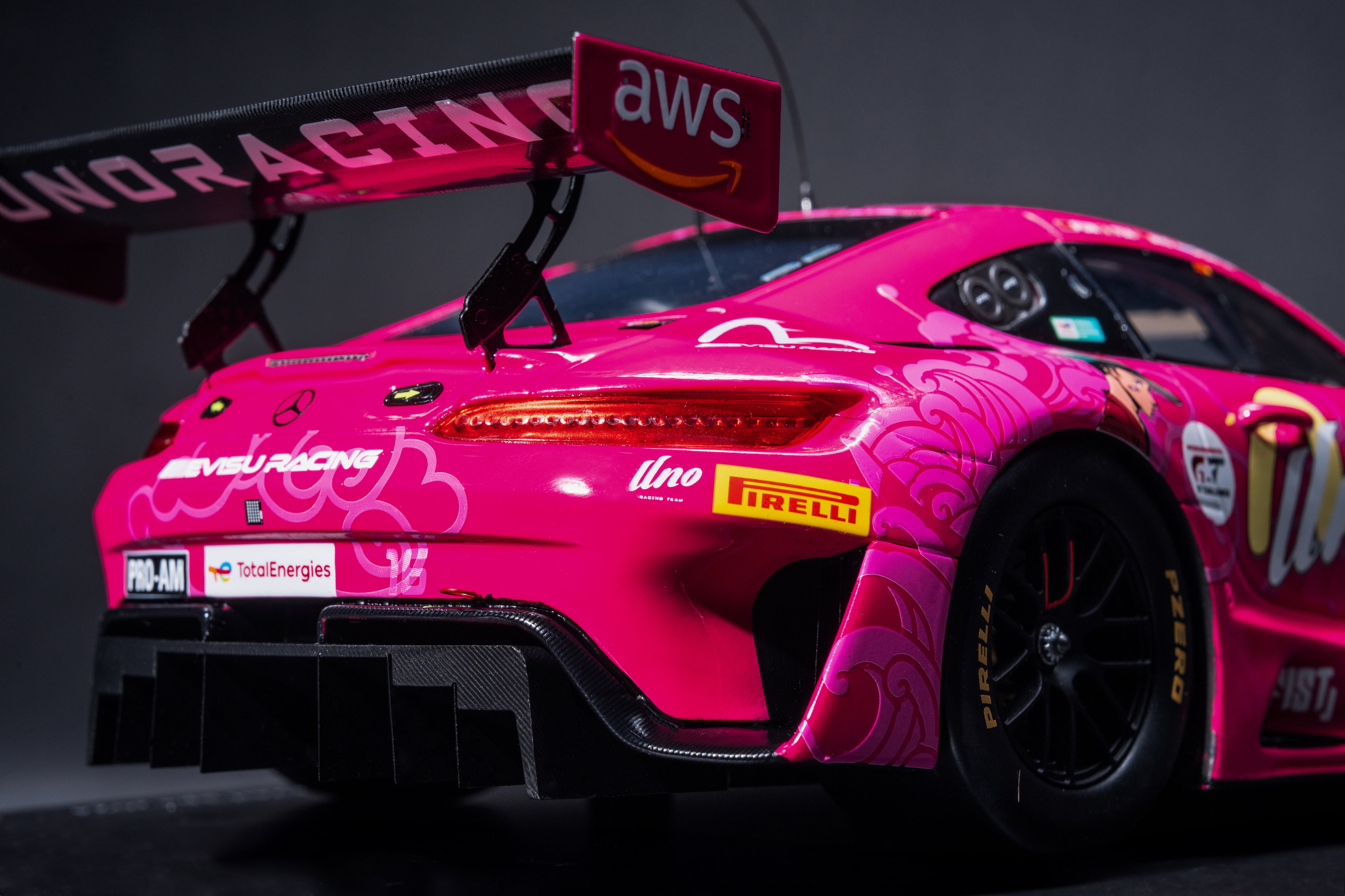 EVISU X Mercedes-AMG GT3 Evo 1:18 Scale Diecast Model Car