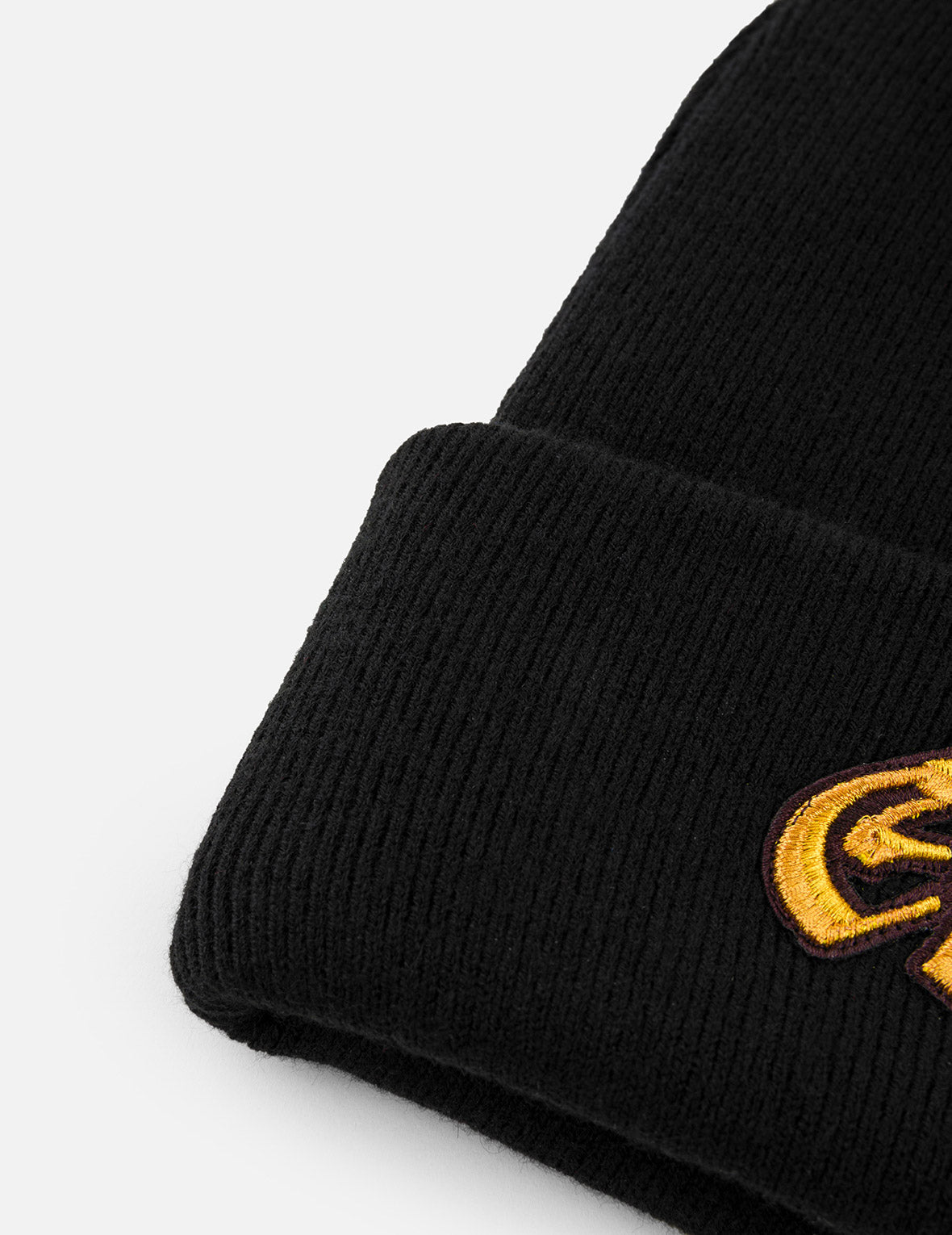 Evisu Logo Embroidery Beanie - Black