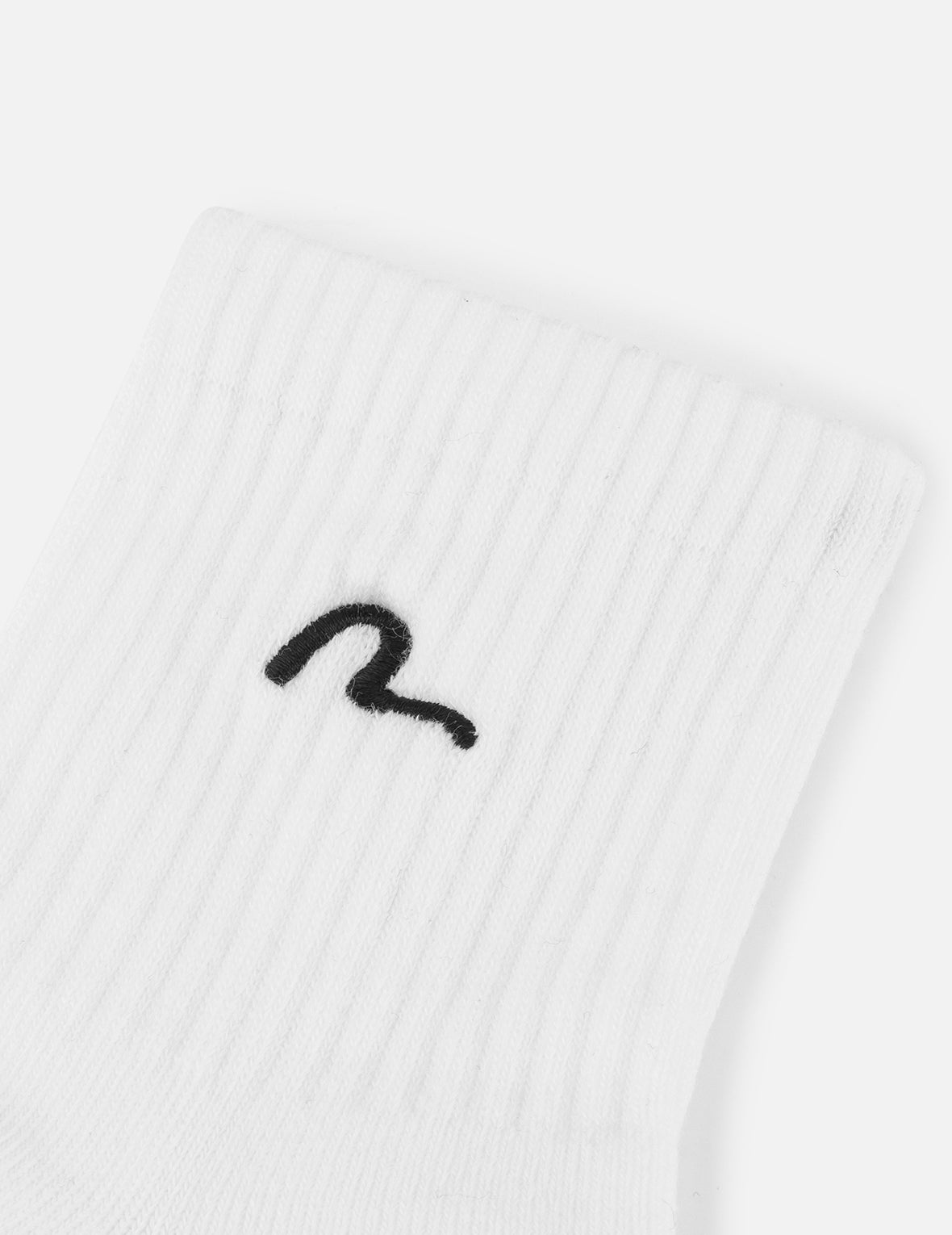 Seagull Embroidery Mid Socks