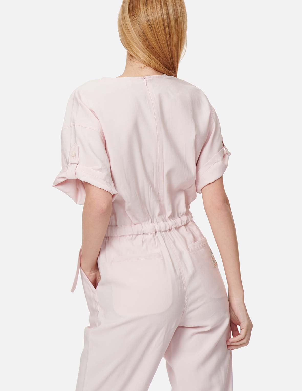 Seagull Embroidery Wrapped Jumpsuit