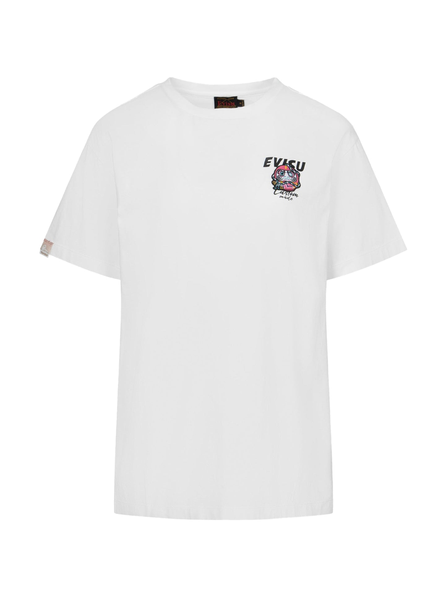 Logo Print and Daruma Embroidery Badge Boyfriend T-shirt