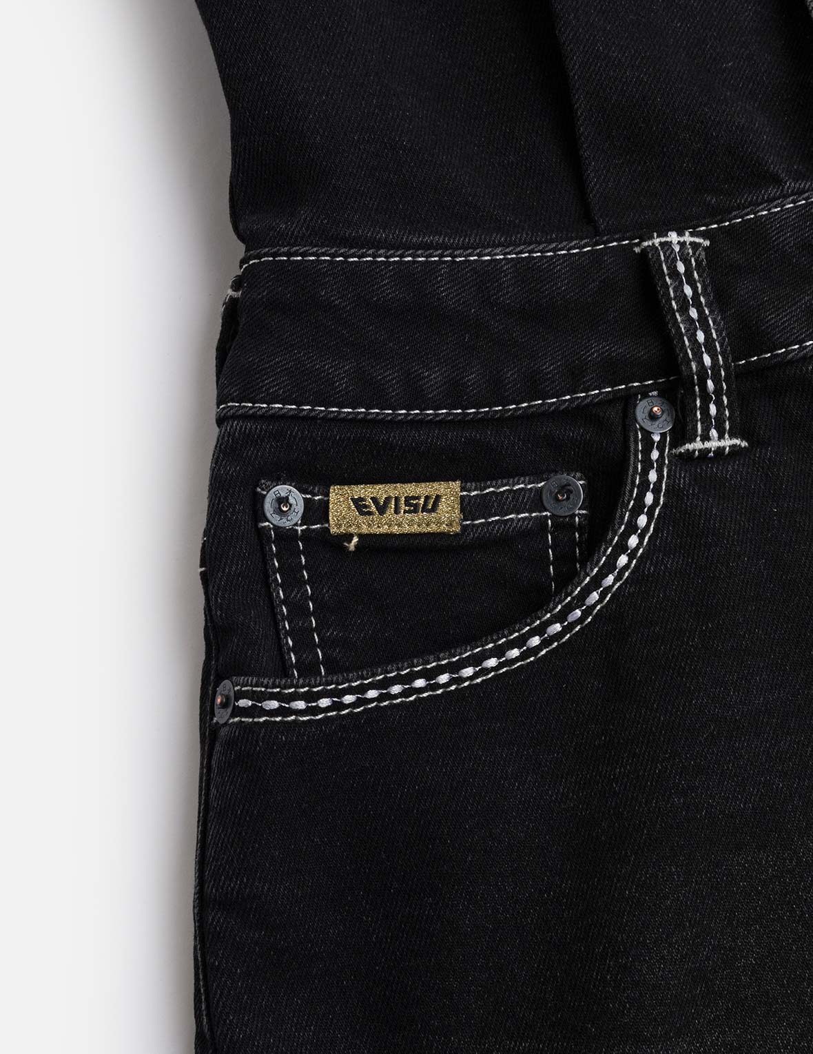 Logo Embroidery Fashion Fit Denim Dress