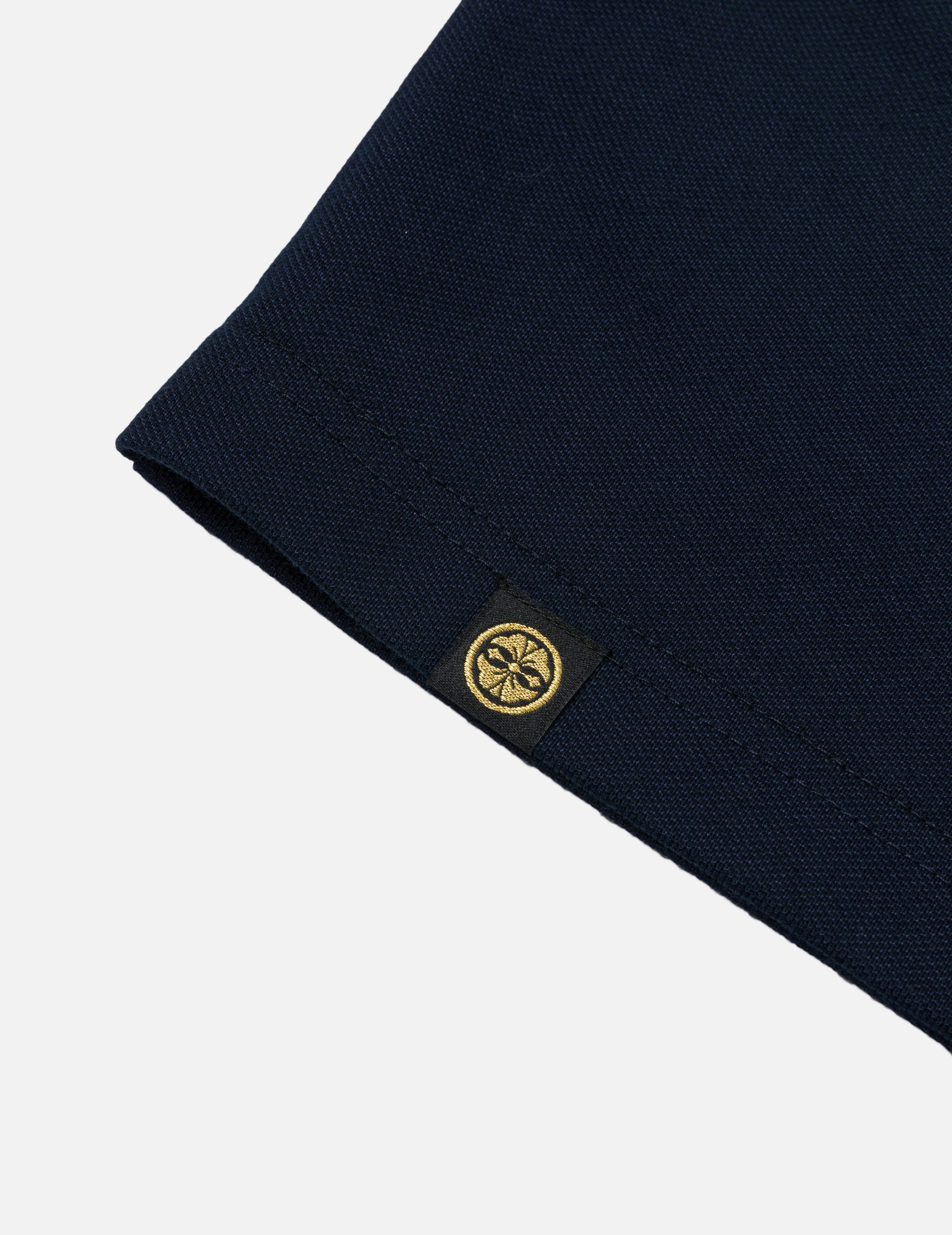 Seagull and Slogan Embroidery Fashion Fit Polo Shirt