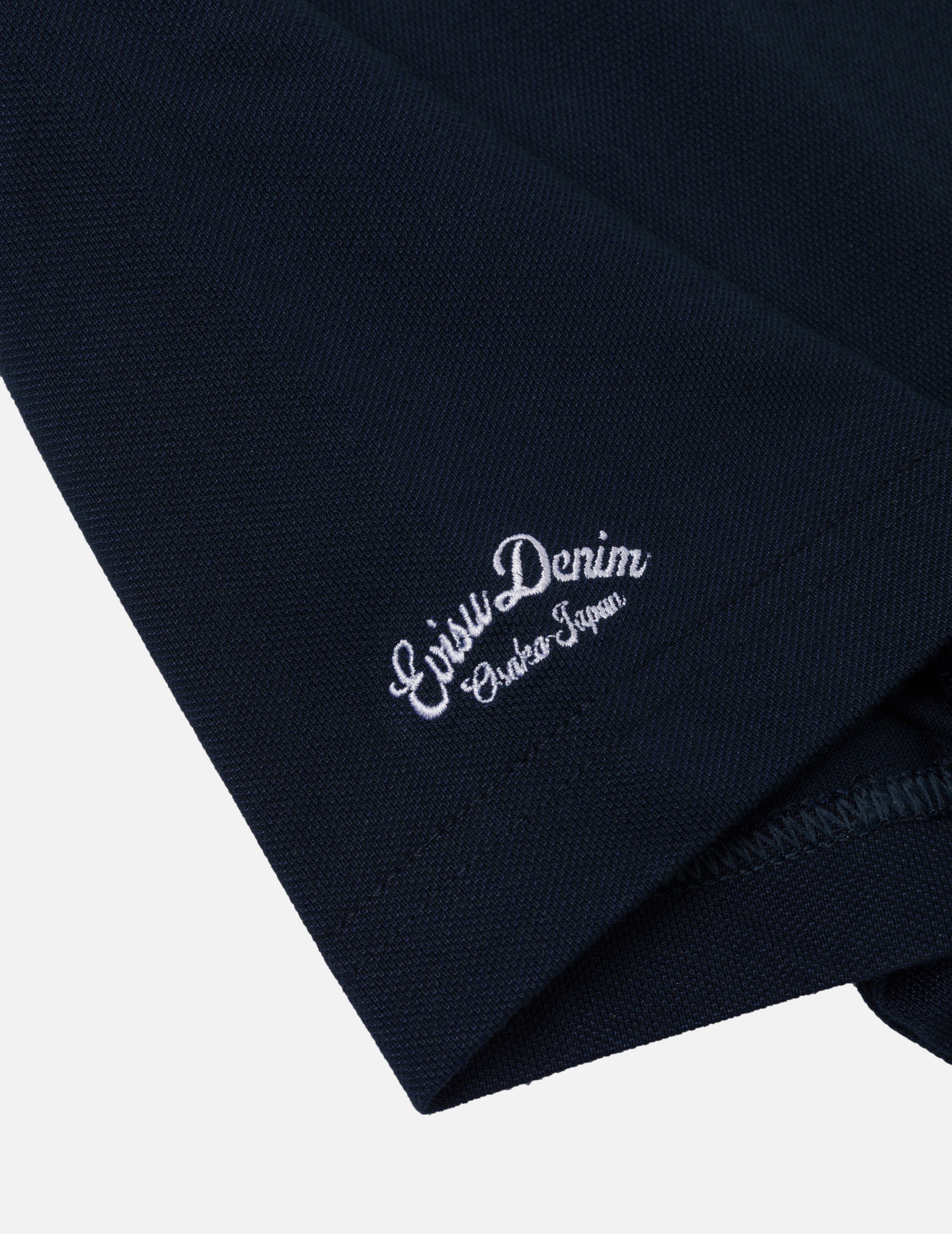 Seagull and Slogan Embroidery Fashion Fit Polo Shirt