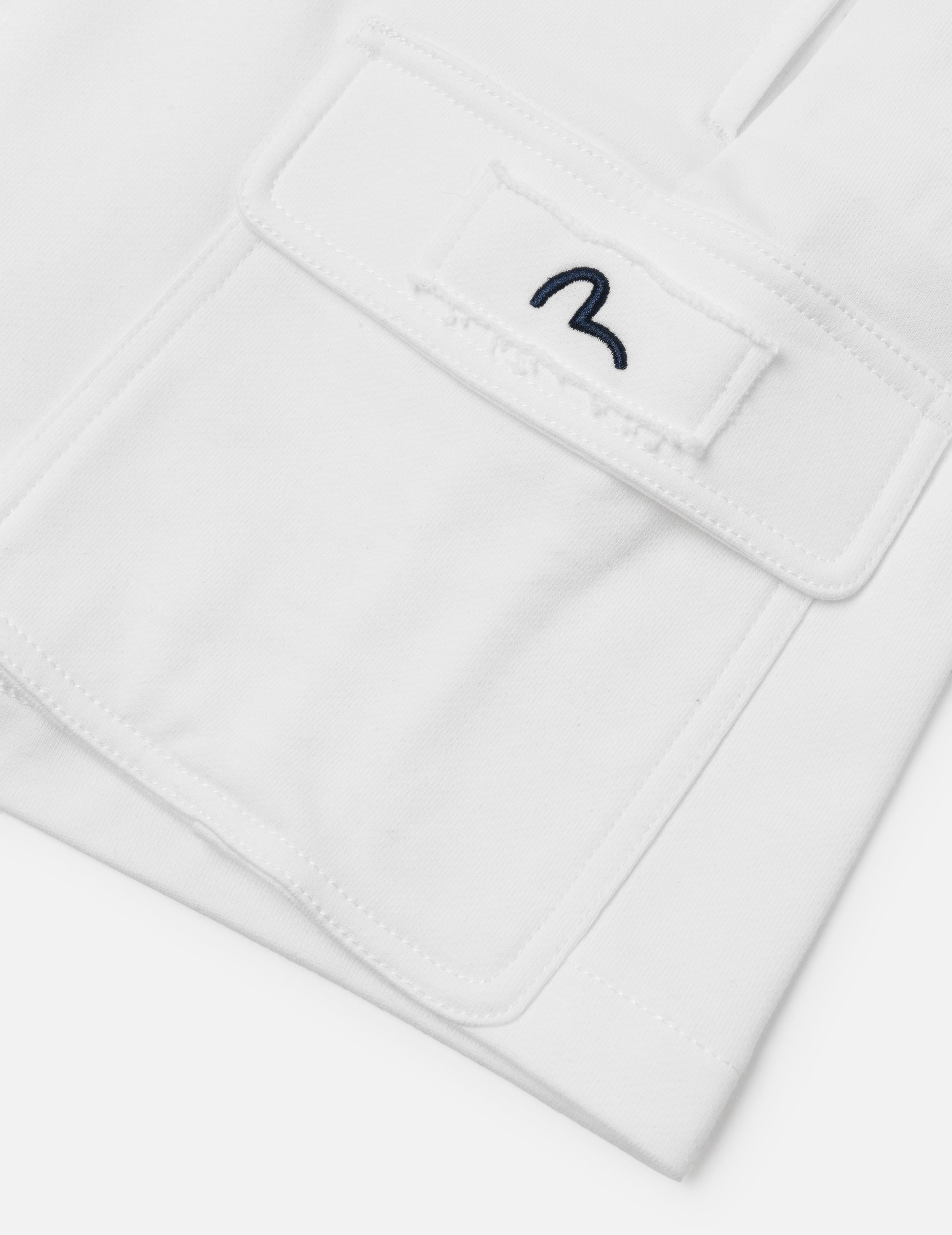 Seagull Embroidery Loose Fit Sweatshorts