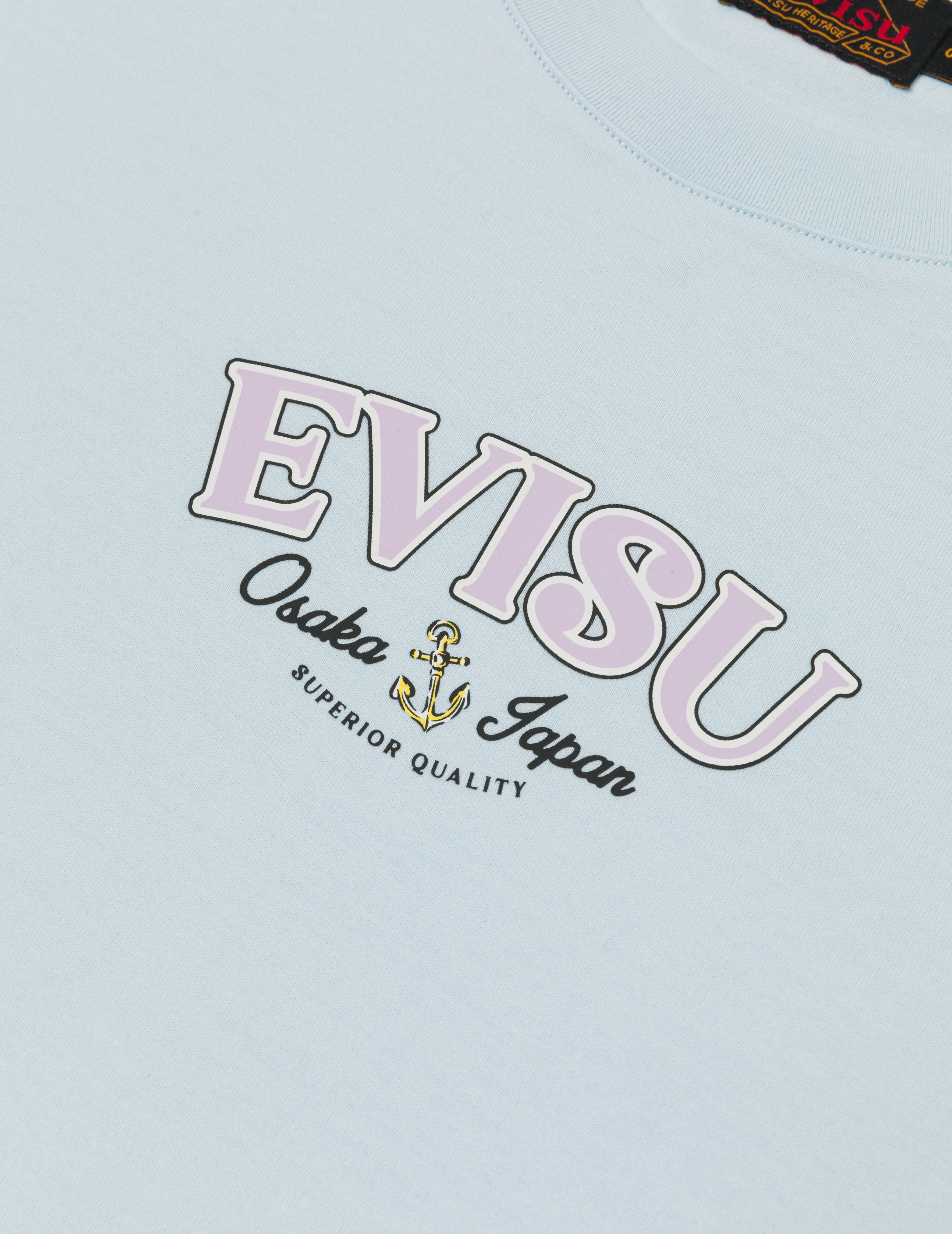 帆绳扭纹和大M船锚印花超宽版T恤