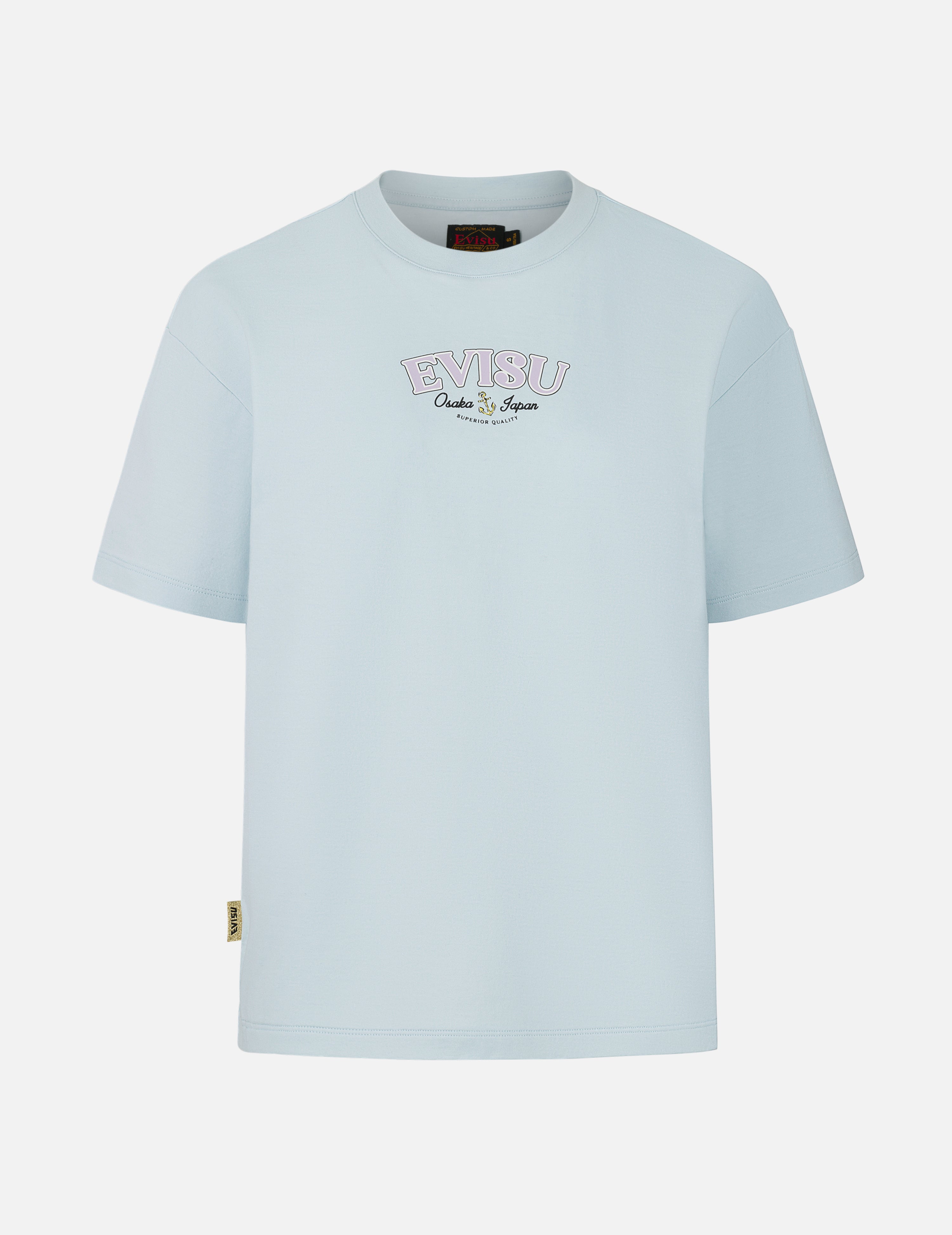 帆绳扭纹和大M船锚印花超宽版T恤