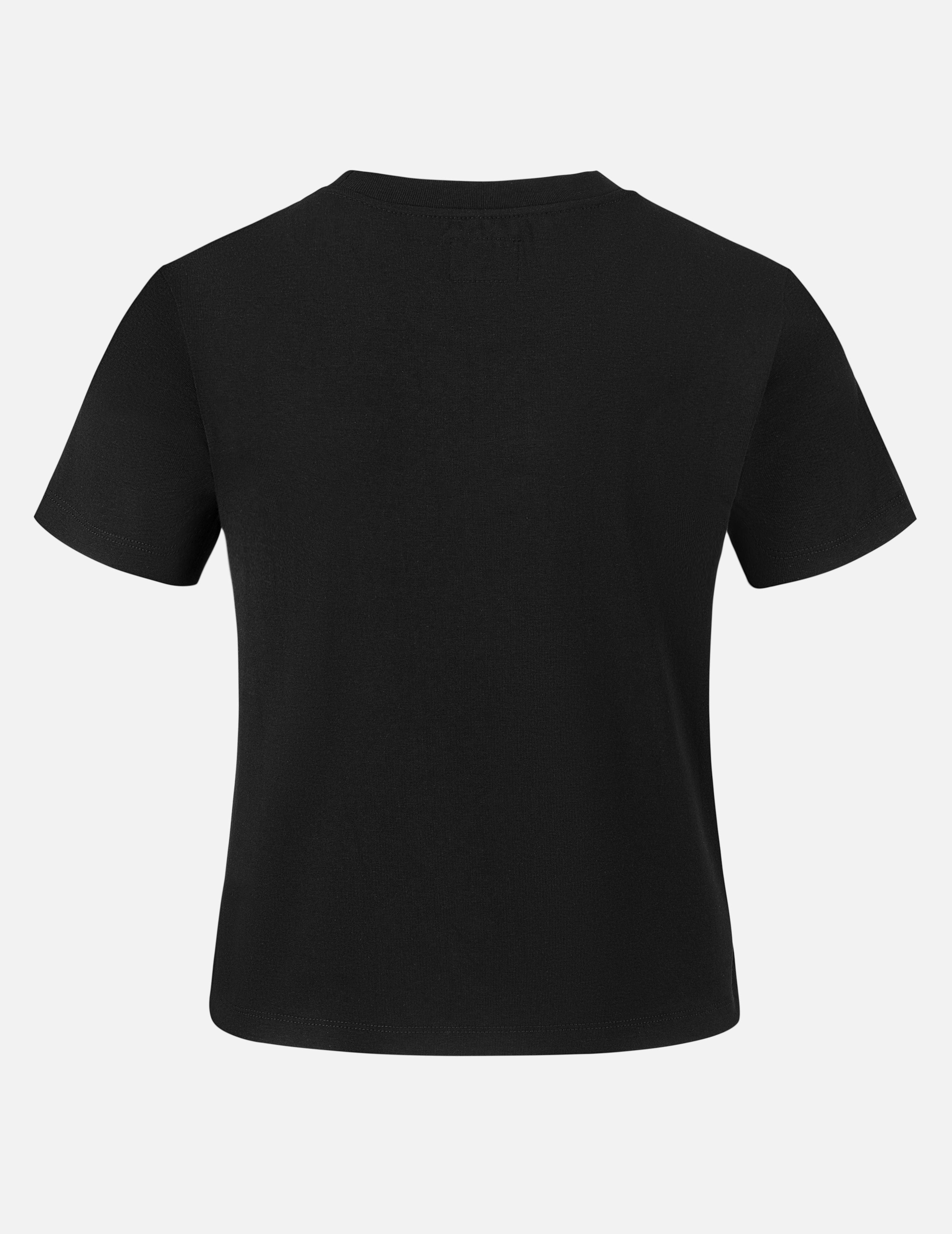 Logo and Starfish Rhinestone Slim Fit T-Shirt