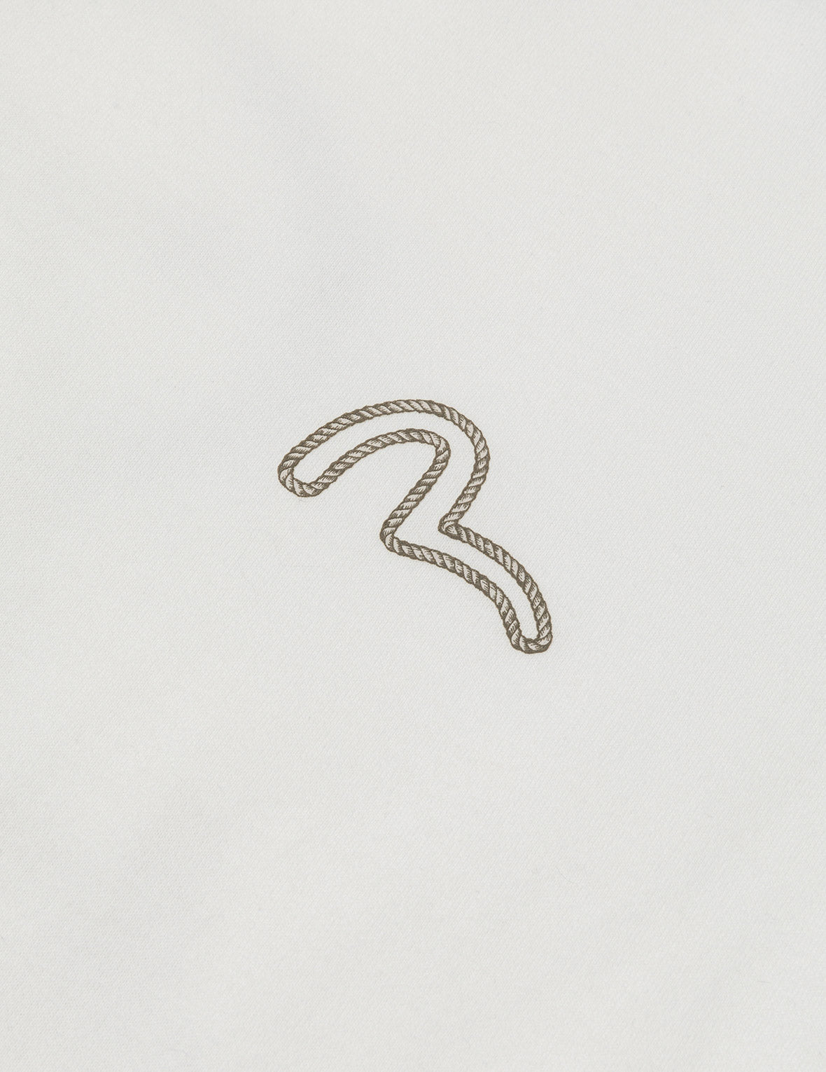 航海情调刺绣和印花短款牛角袖T恤