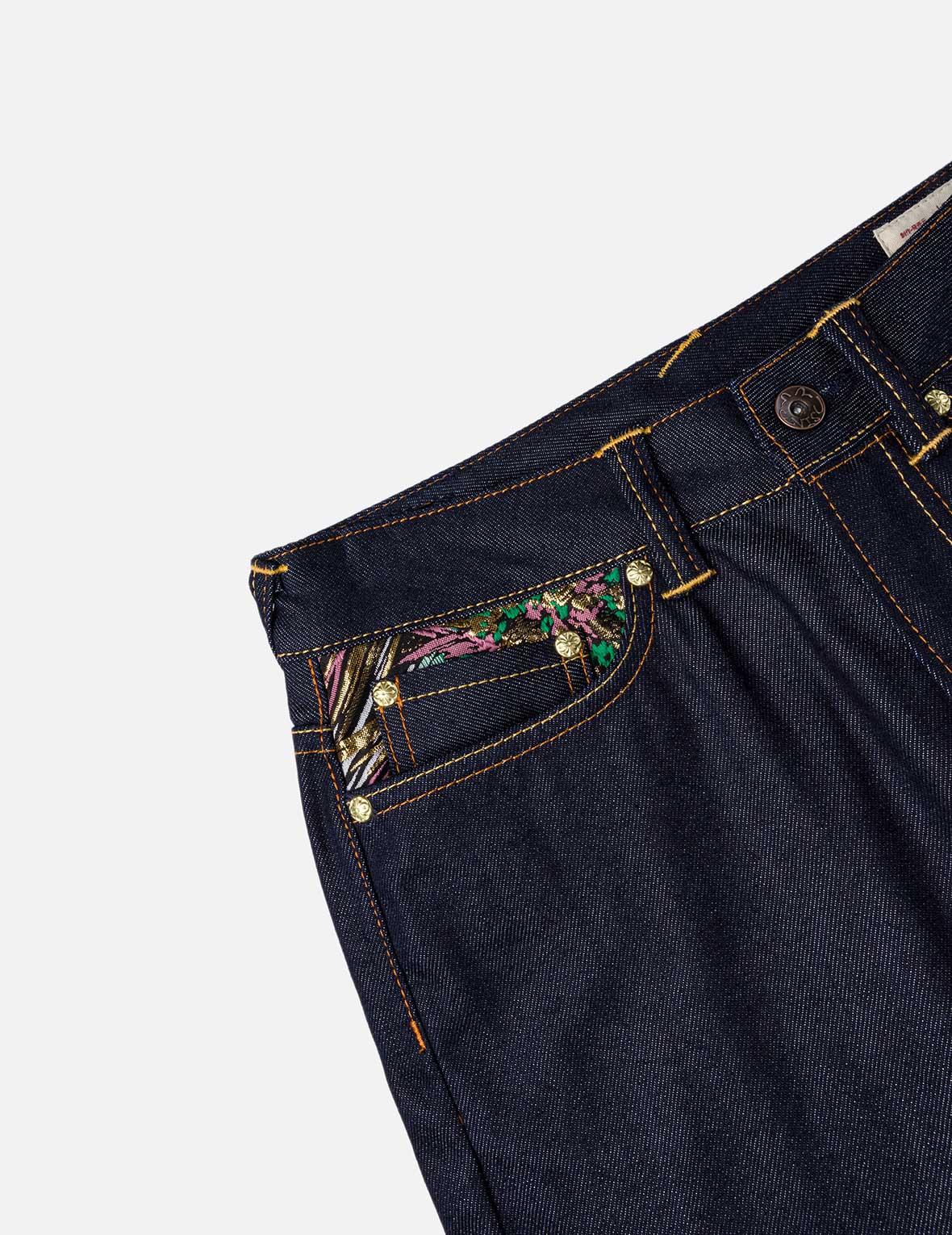 Brocade Daicock Straight Jeans