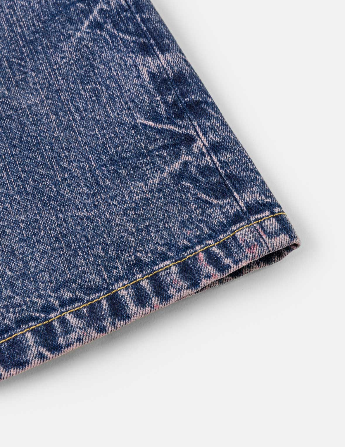 铆钉装饰丹宁工装裙