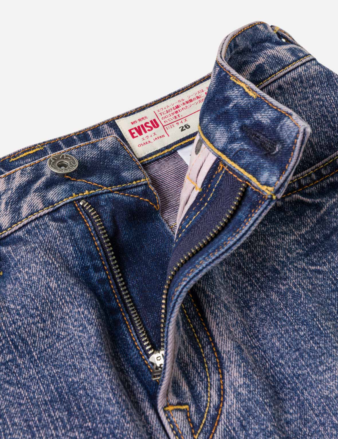 铆钉装饰丹宁工装裙