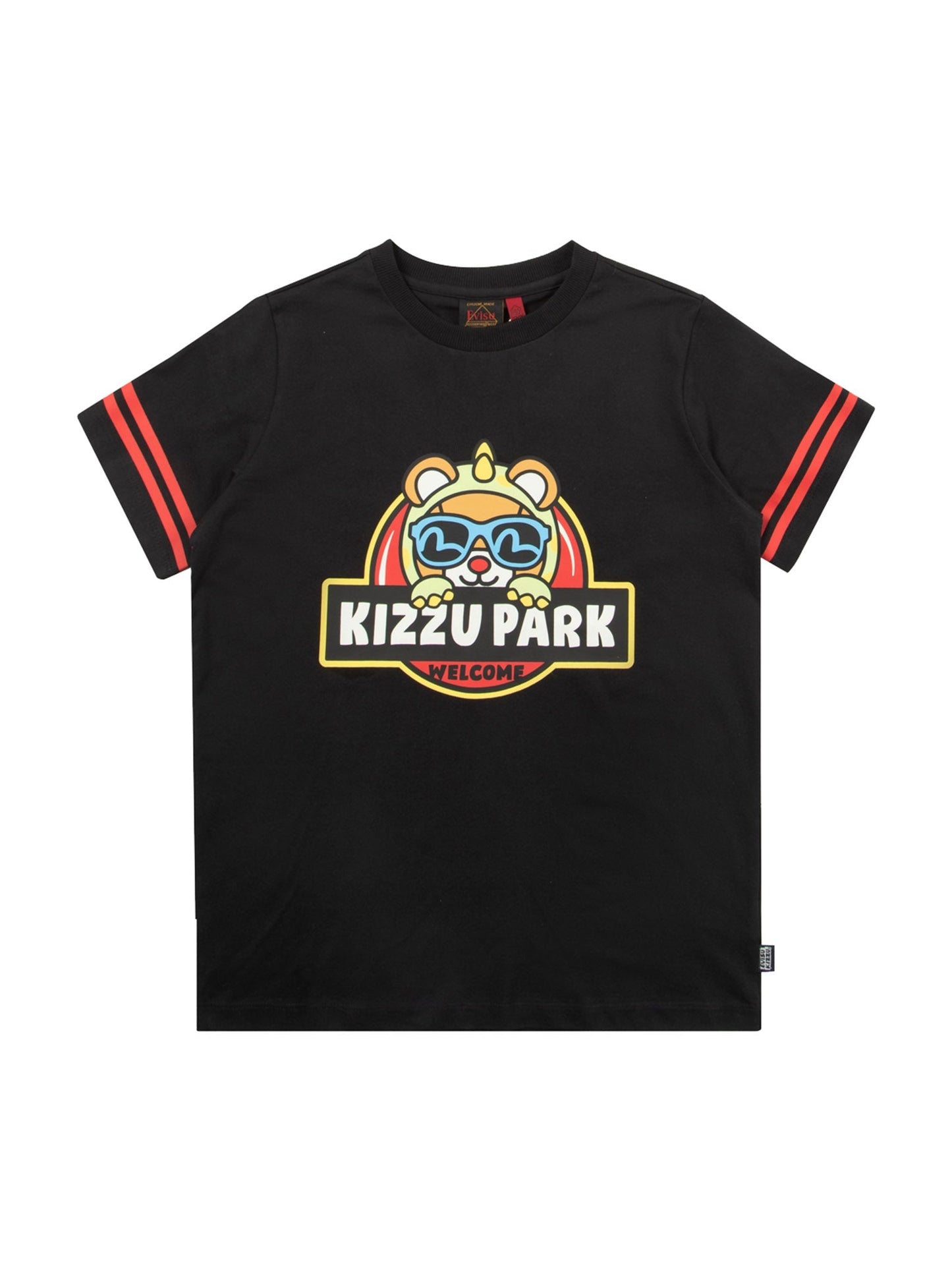 Dinosaur Bear Print Regular Fit T-shirt