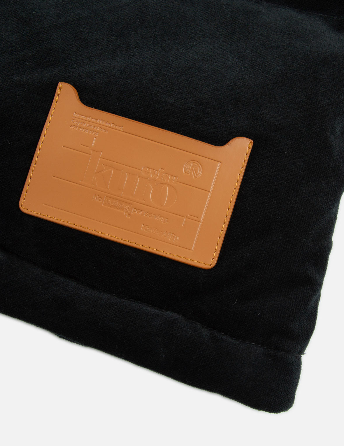 Seagull and Slogan Embroidered Velvet Down Jacket