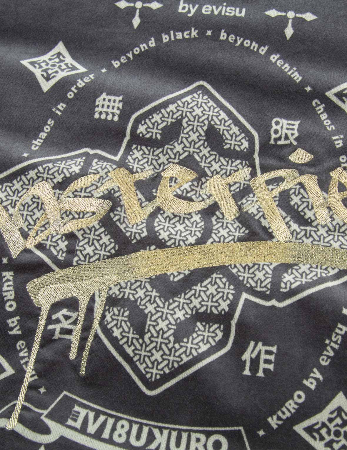 满地佩斯利及Logo印花羽绒夹克