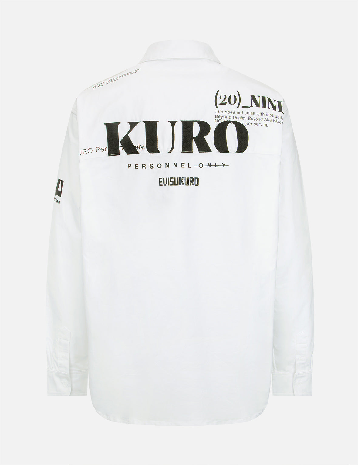 多重Logo印花工装衬衫