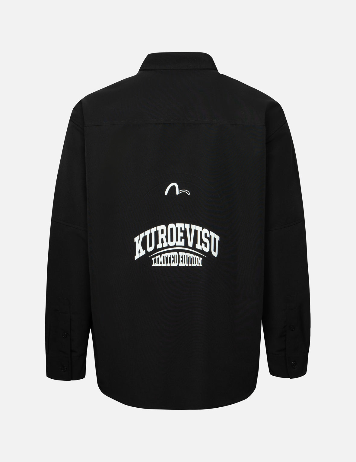 Kamon Embossed with Logo Print Regular Fit Shirt