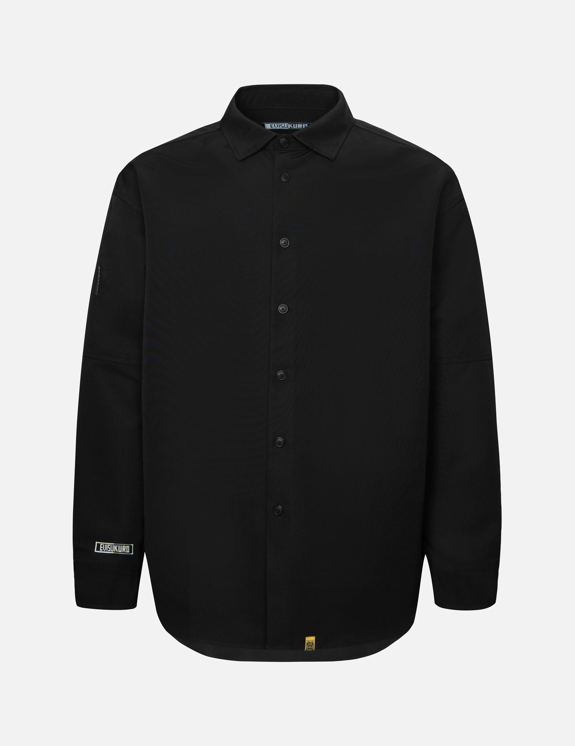 Kamon Embossed with Logo Print Regular Fit Shirt