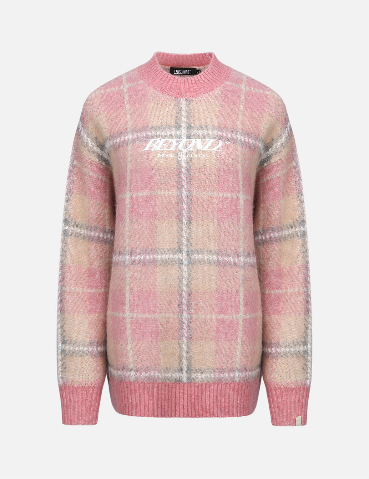 Checked Knitted Sweater