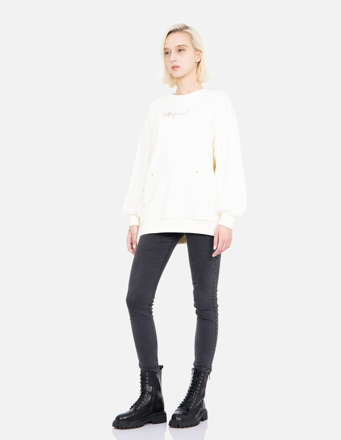 涂鸦Logo印花卫衣