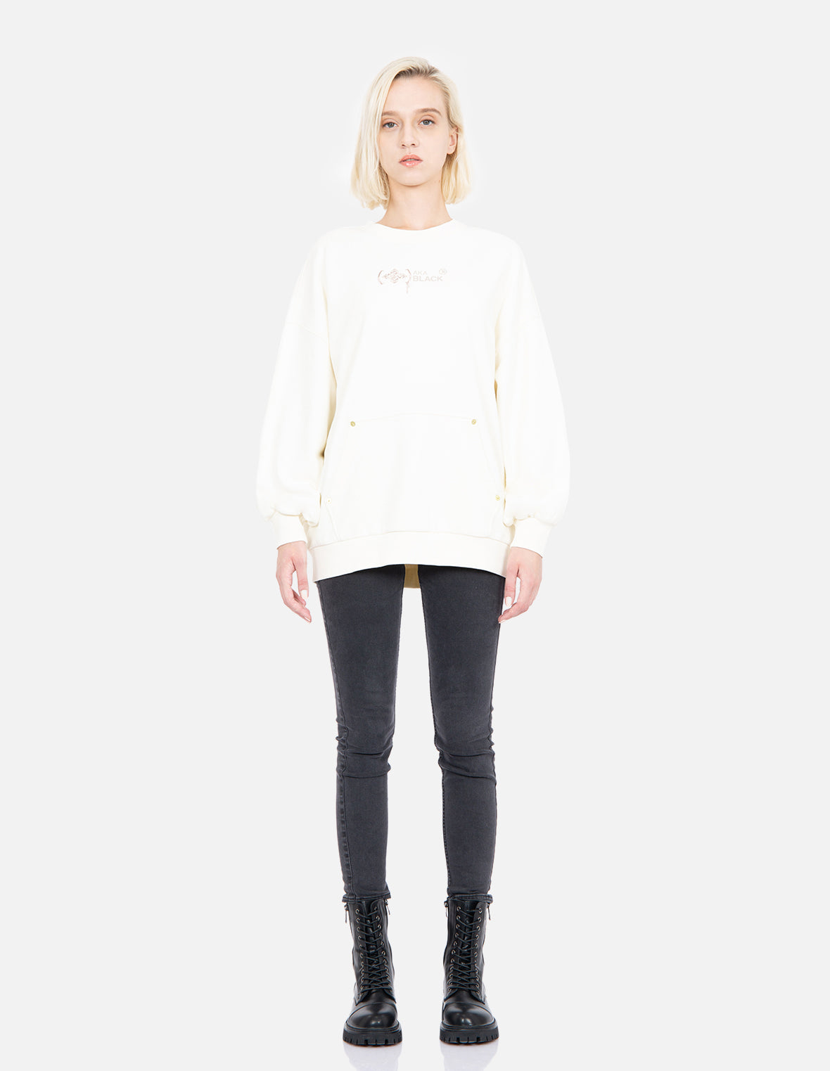 涂鸦Logo印花卫衣