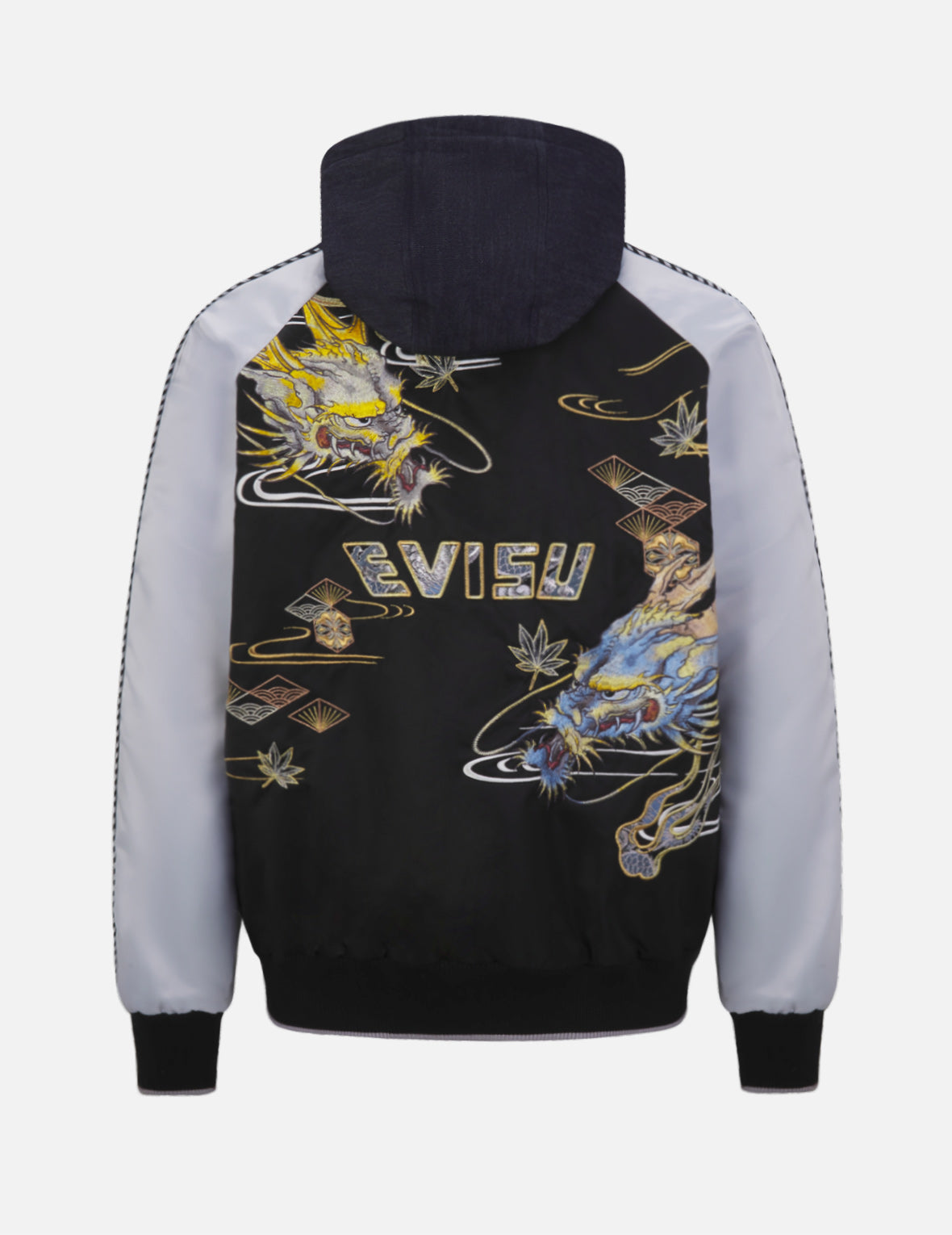 海神刺绣拼布夹棉横须贺外套