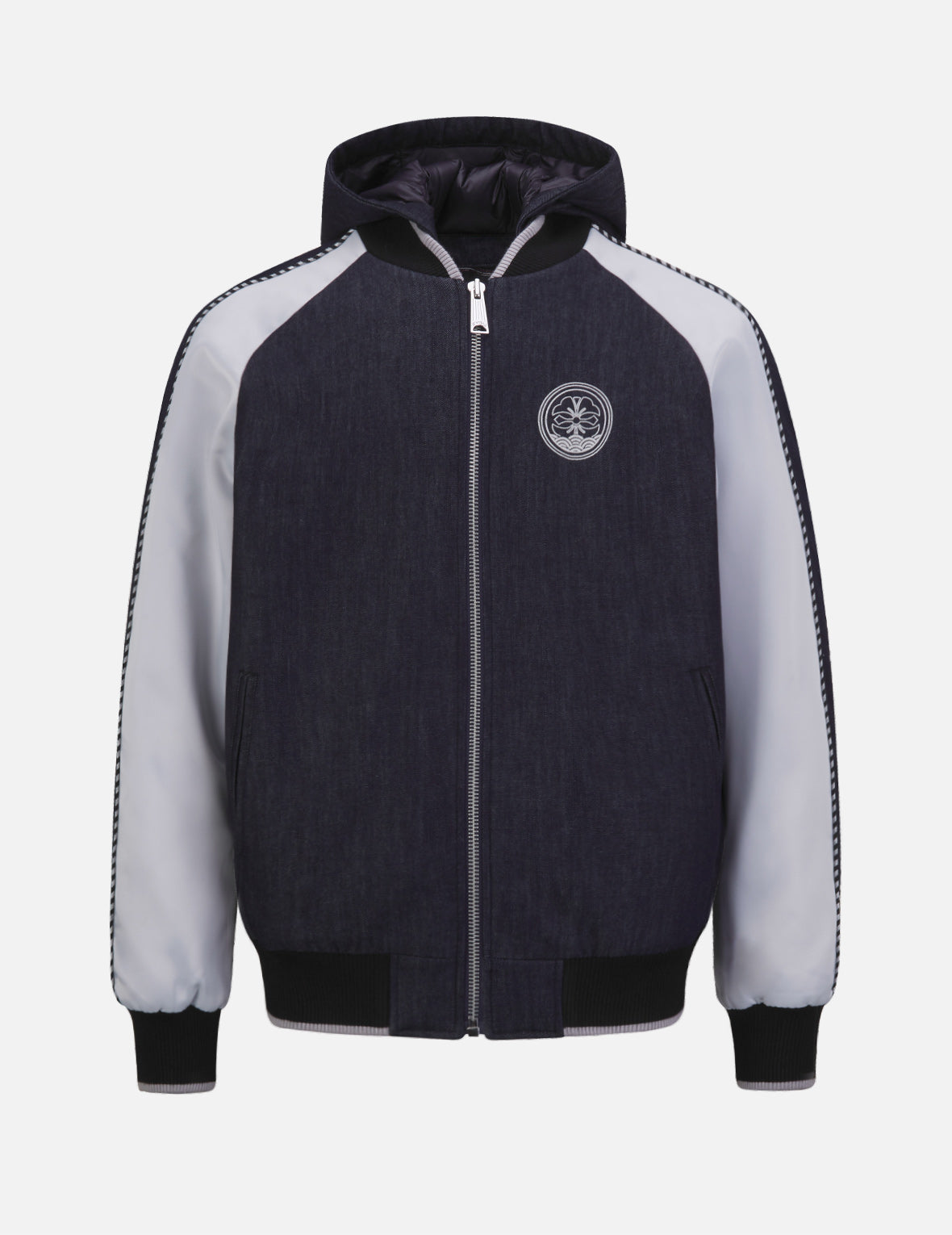 海神刺绣拼布夹棉横须贺外套