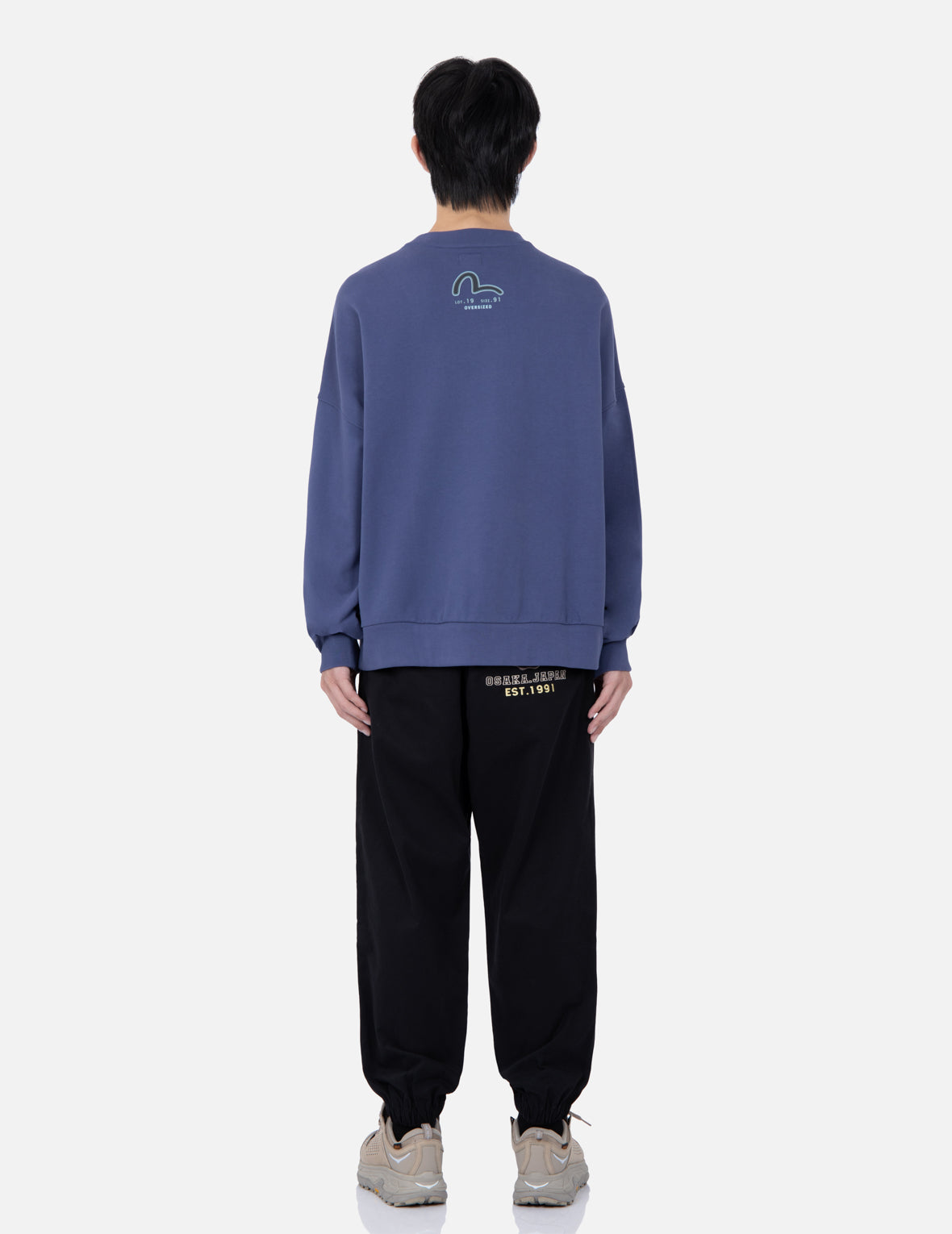复古Logo印花宽松卫衣