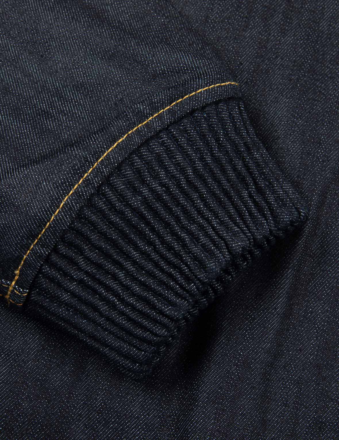 Multi-logo and Multi-pocket Relax Fit Denim Jacket