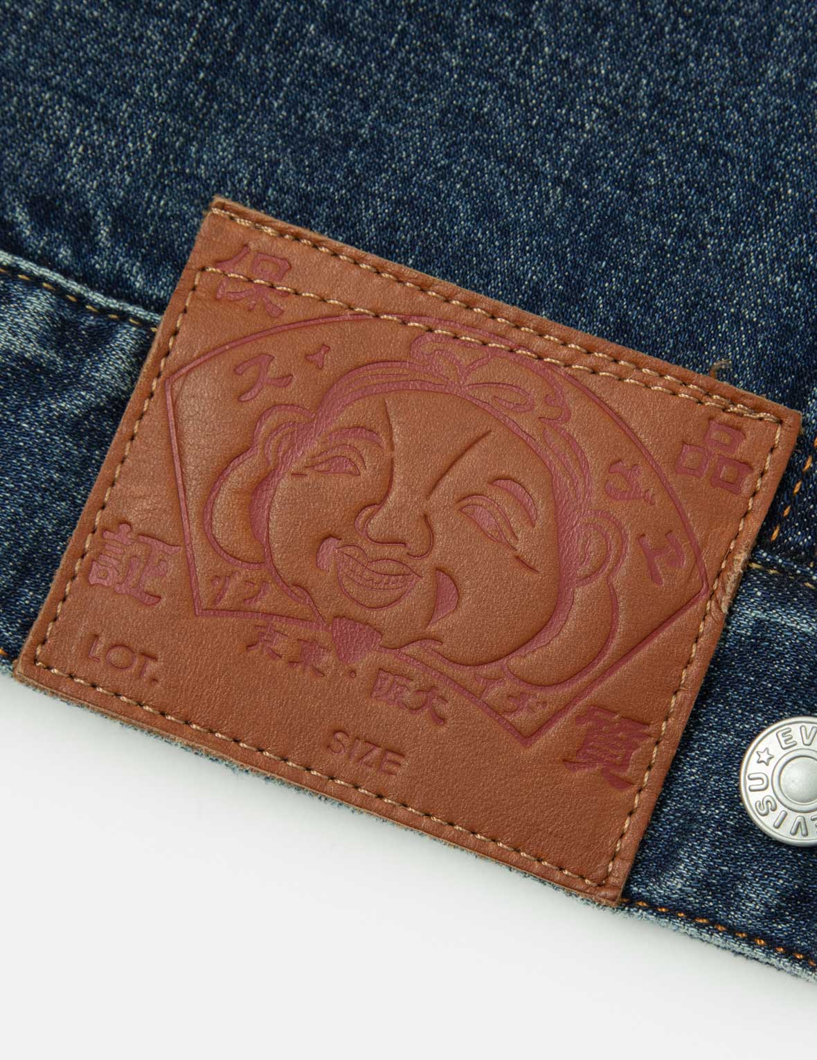 海神刺绣宽版牛仔外套